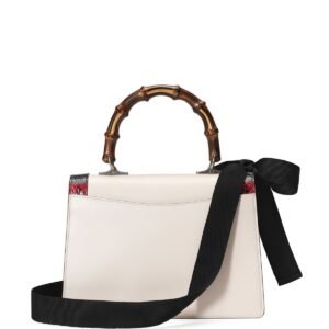 Gucci Lilith Leather Top Handle Bag Black | AlmaBagz