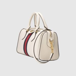 Gucci Ophidia Medium Top Handle Bag White | AlmaBagz