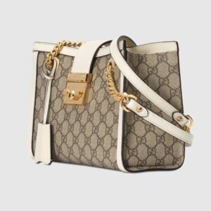 Gucci Padlock Small Shoulder Bag White | AlmaBagz