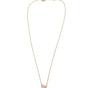 Hermes Finesse Pendant Necklace 18k Rose Gold Diamonds. | AlmaBagz