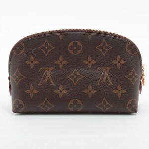 Louis Vuitton Monogram Pochette Cosmetic Brown Pouch | AlmaBagz