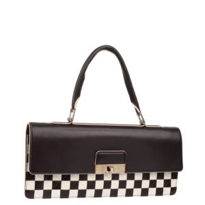 Louis Vuitton Black & White Chess Board Clutch. | AlmaBagz