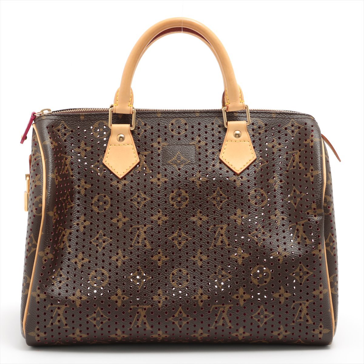 Louis Vuitton Monogram Perfo Speedy 30 Fushia | AlmaBagz