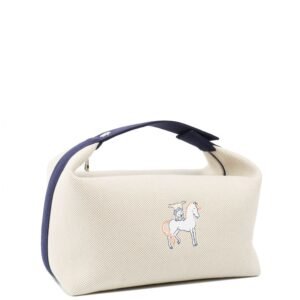 Hermes Cream Bride a Brac Large Case. | AlmaBagz