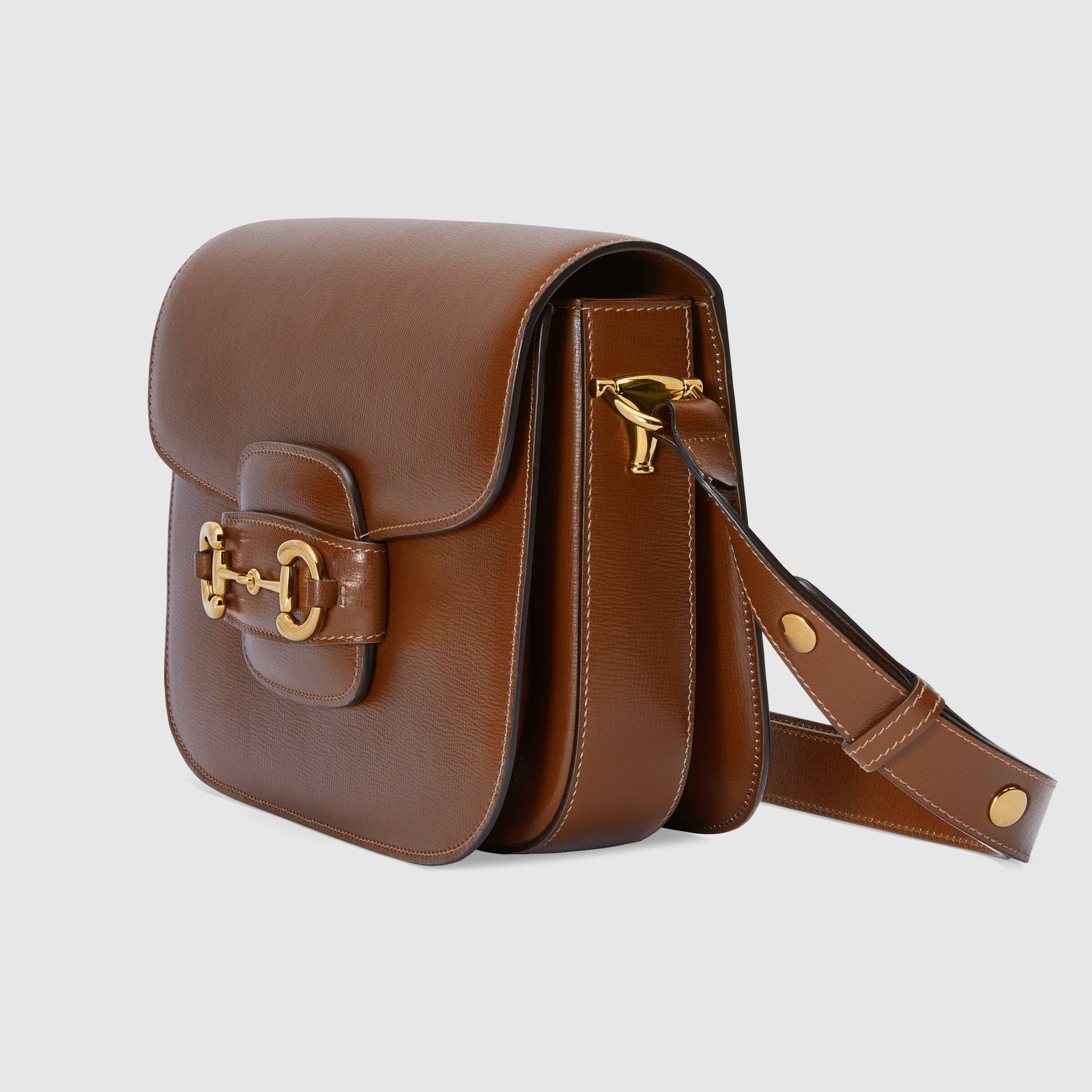 Gucci 1955 Horsebit Shoulder Bag Brown | AlmaBagz