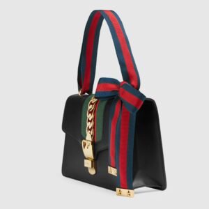 Gucci SyLouis Vuittonie Small Shoulder Bag Black | AlmaBagz