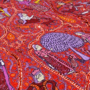 Hermes Red GM 140cm Scarf. | AlmaBagz