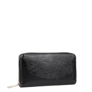 Louis Vuitton Black EPI Zipped Wallet. | AlmaBagz
