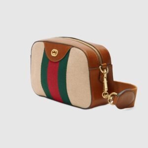 Gucci Vintage Canvas Shoulder Bag | AlmaBagz