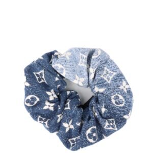 Louis Vuitton Monogram Denim Scrunchie. | AlmaBagz