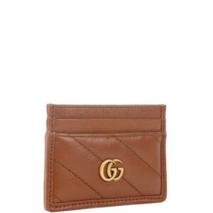 Gucci Brown GG Card Holder. | AlmaBagz