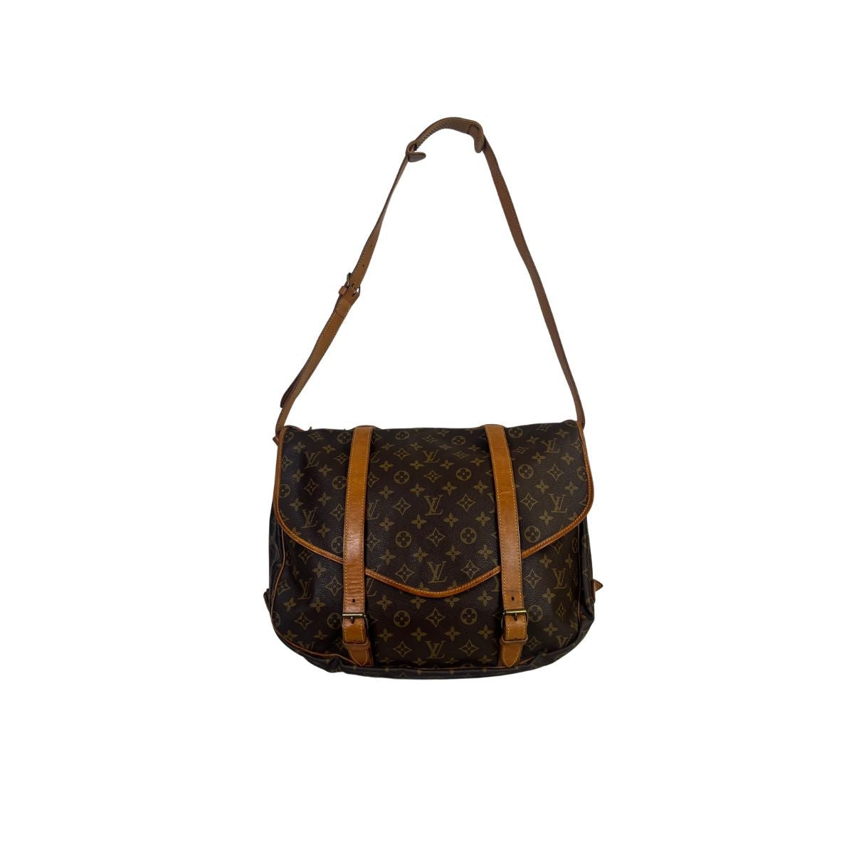 Louis Vuitton Saumur 43 Monogram Canvas | AlmaBagz