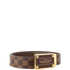 Louis Vuitton Damier Ebene Inventeur Belt. | AlmaBagz