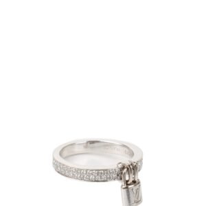 Louis Vuitton Lock-it Diamond Ring Size 57. | AlmaBagz