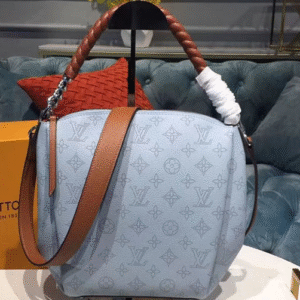 Louis Vuitton Babylone Chain BB Mahina Bleu Horizon Pumpkin | AlmaBagz