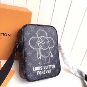 Louis Vuitton Danube PM Monogram Eclipse Canvas Forever | AlmaBagz