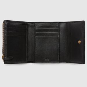 Gucci GG Marmont Matelassé Wallet Black | AlmaBagz