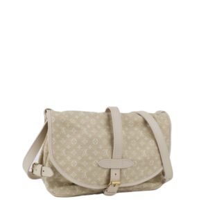 Louis Vuitton Monogram White and Cream Shoulder Bag. | AlmaBagz