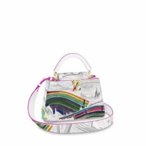 Louis Vuitton Capucines Women Bag - Premium Quality with Brand Box (White/Pink/Green/Blue) | AlmaBagz