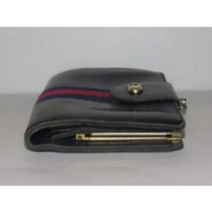Gucci Navy Blue Leather with Red and Navy Sherry | AlmaBagz
