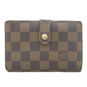 Louis Vuitton Damier Canvas Ebene Damier Canvas Wallet (Bi-Fold) | AlmaBagz