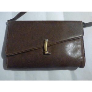 Gucci Vintage Pursesdesigner Purses Brown Leather Shoulder Bag | AlmaBagz