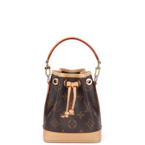 Louis Vuitton Nano Noé (M81266) Monogram, with Strap & Handle, with Dust Cover & Box | AlmaBagz
