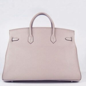 Hermes Birkin 35cm Togo Leather Handbags 6099 Grey Silver | AlmaBagz