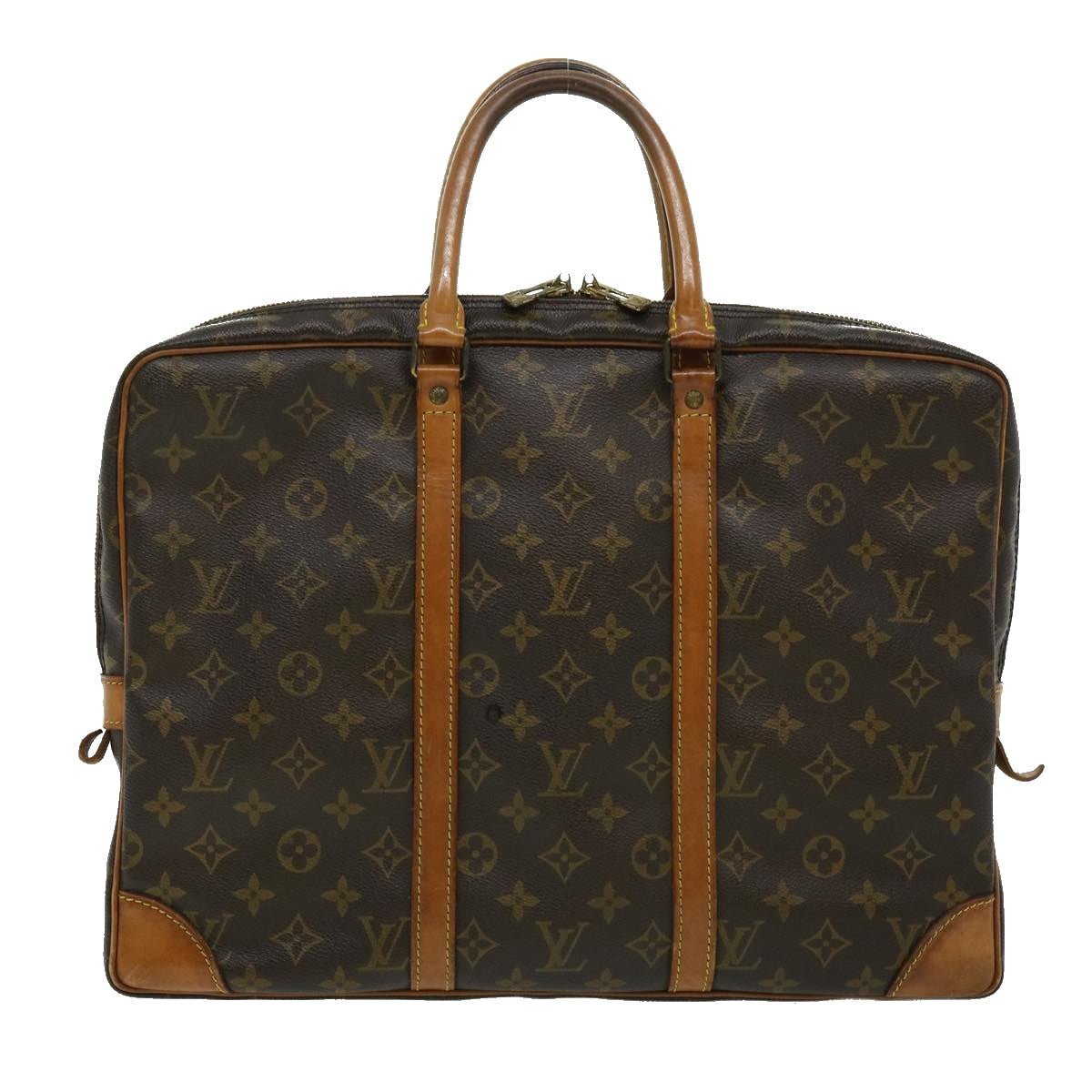LOUIS VUITTON Monogram Porte Documents Voyage Hand Bag M53361 Auth 30207 | AlmaBagz