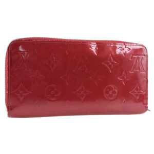 Louis Vuitton Red Patent leather Zippy wallet wallet accessories | AlmaBagz