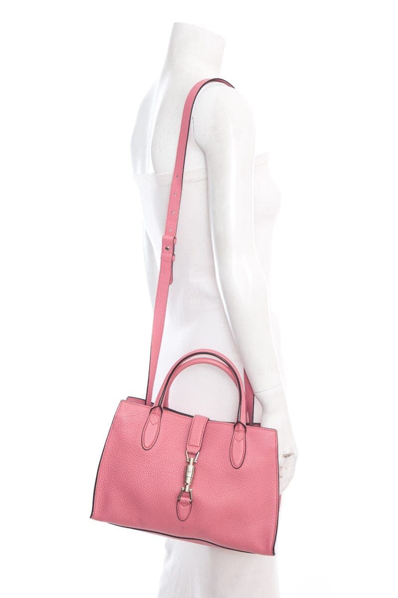 Gucci Bubblegum Pink Small Soft Jackie HandBag | AlmaBagz