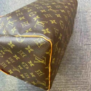 Louis Vuitton Monogram Speedy 30 Ladies, Brown, Coated Canvas | AlmaBagz