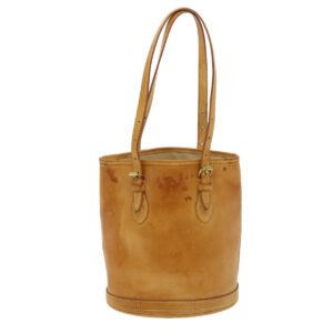 LOUIS VUITTON Nomad Bucket PM Shoulder Bag Beige M85001 LV Auth 33366 | AlmaBagz