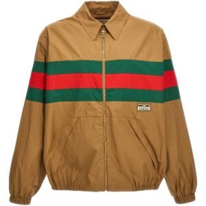 Gucci Men Web Jacket | AlmaBagz