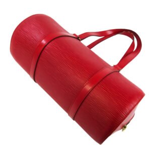 Louis Vuitton Red Leather Soufflot handbag bag | AlmaBagz