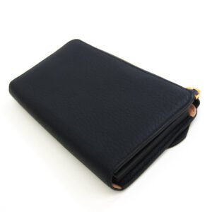 Louis Vuitton Navy Leather Portefeuille com√®te wallet accessories | AlmaBagz