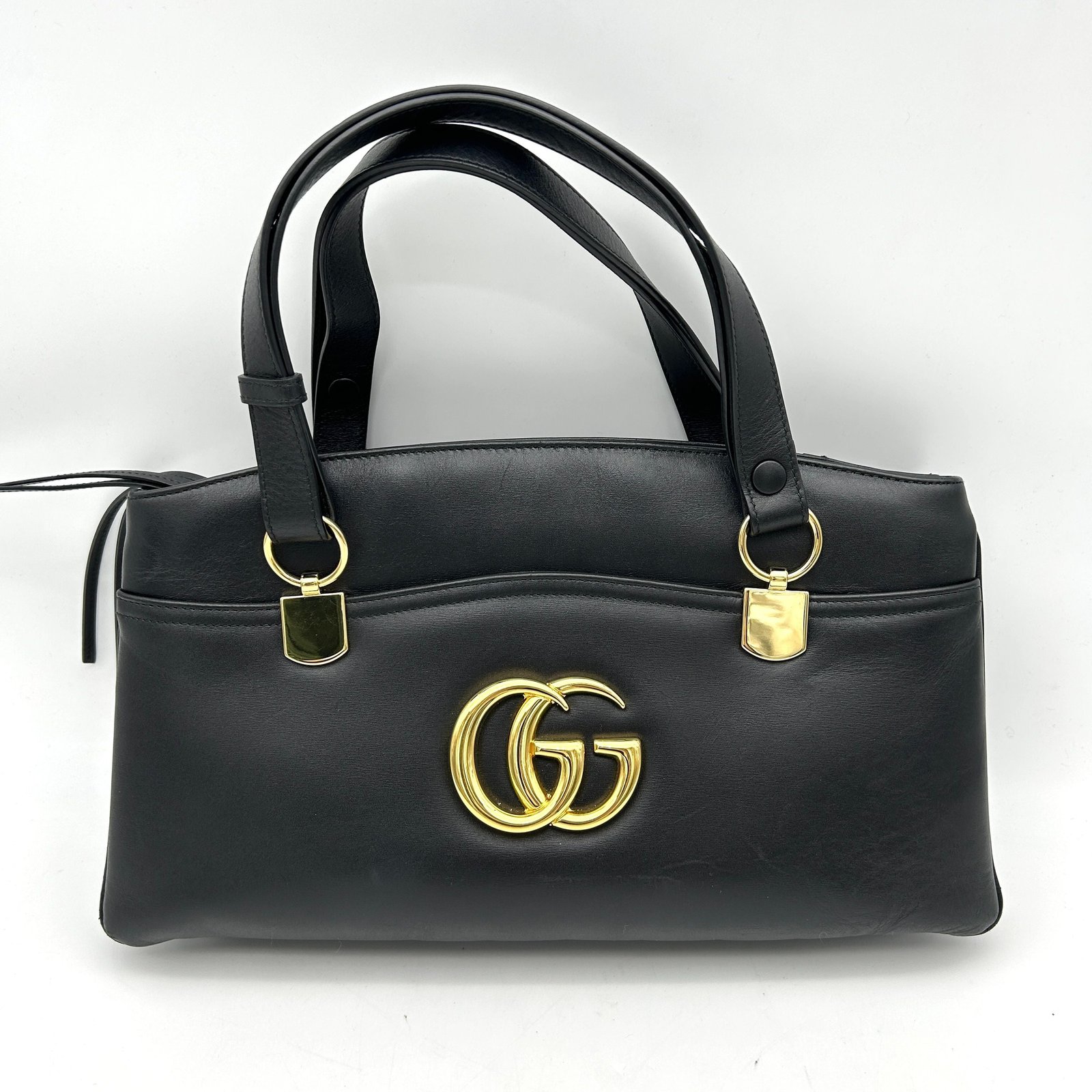 Gucci Large Arli Handle Bag - Black Handle Bags, Handbags LA29437 | AlmaBagz