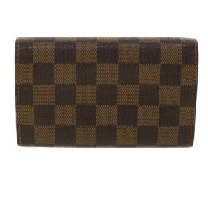 LOUIS VUITTON Damier Ebene Portefeuille Tresor Bifold Wallet N61736 Auth 35561 | AlmaBagz