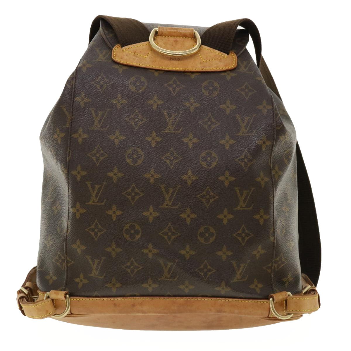 LOUIS VUITTON Monogram Montsouris GM Backpack M51135 LV Auth 35600 | AlmaBagz