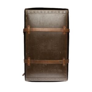 LOUIS VUITTON RARE Trunk in brown vulcanized fiber | AlmaBagz