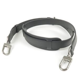 Louis Vuitton Leather Shoulder Strap For Keep All Black | AlmaBagz