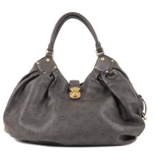 Louis Vuitton Monogram Mahina L Shoulder Bag Gris M95767 | AlmaBagz