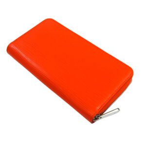 Louis Vuitton Orange Leather Zippy wallet wallet accessories | AlmaBagz