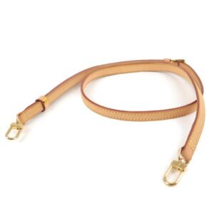 Louis Vuitton Leather Adjustable Shoulder Strap Beige J52314 | AlmaBagz