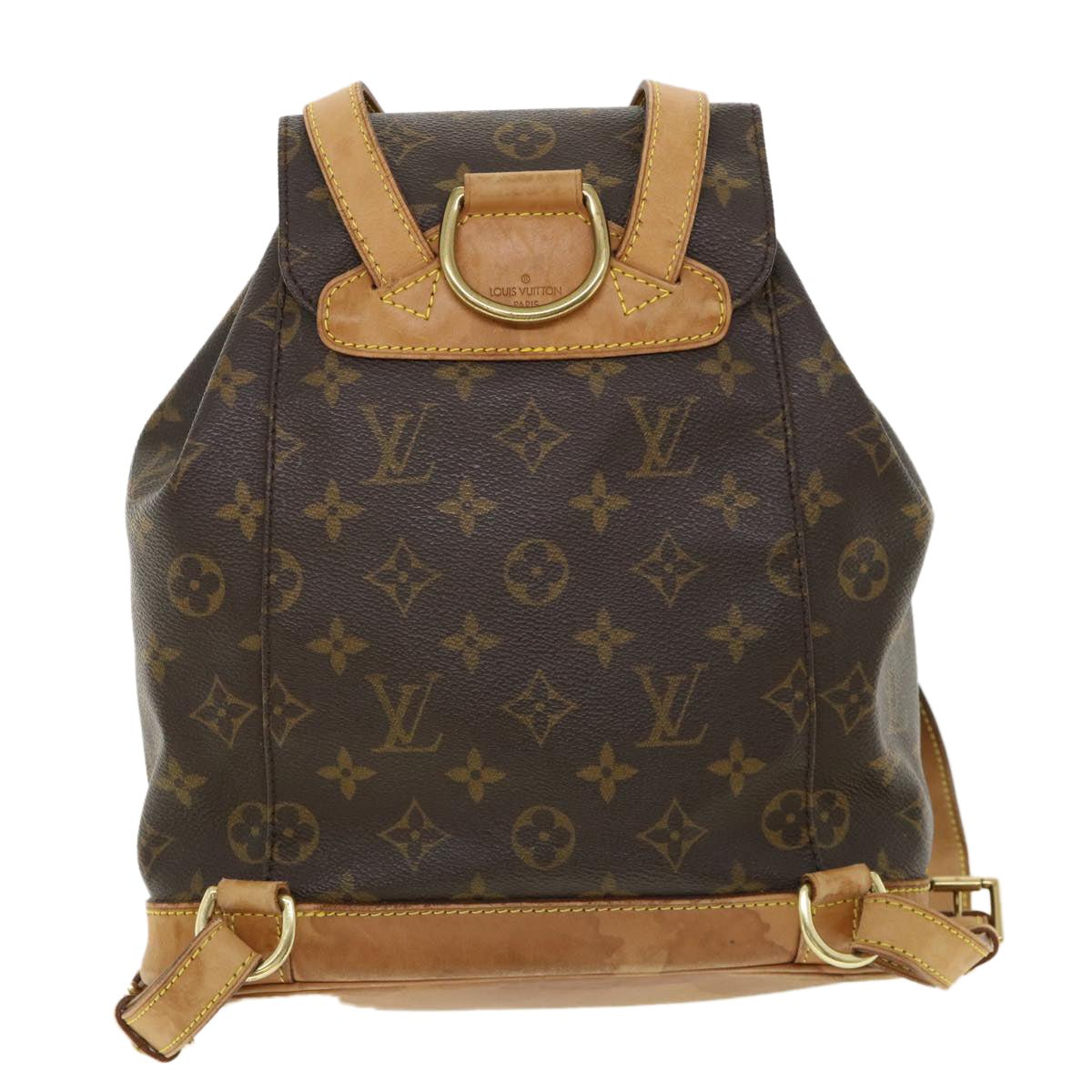 LOUIS VUITTON Monogram Montsouris MM Backpack M51136 LV Auth 36402 | AlmaBagz