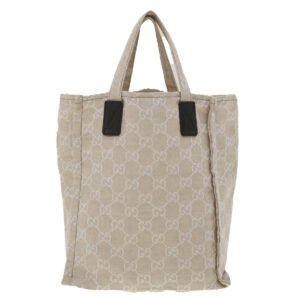 Gucci GG Canvas Hand Bag Beige 283414  36445 | AlmaBagz