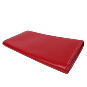 Louis Vuitton Red Leather Opera clutch bag | AlmaBagz