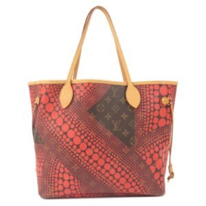 Louis Vuitton Rouge Pumpkin Dots Yayoi Kusama Neverfull MM M40686 | AlmaBagz