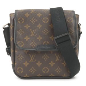 Louis Vuitton Monogram Maccasar Bass PM Crossbody Bag Noir M56717 | AlmaBagz