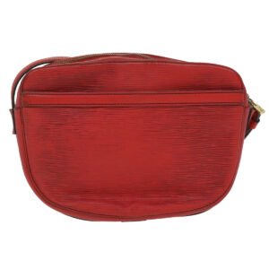 LOUIS VUITTON Epi June Feuille Shoulder Bag Red M52157 LV Auth 36897 | AlmaBagz